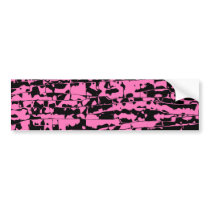 Abstract Crackle Bumper Stickers