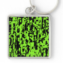 Abstract Crackle Key Chain