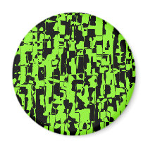 Abstract Crackle Refrigerator Magnets