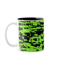 Abstract Crackle Coffee Mug