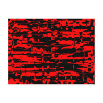 Abstract Crackle Postcards