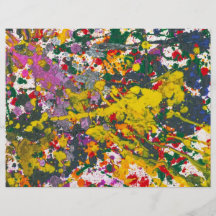 Abstract - Crayon - One evening at the diner Full Color Flyer