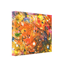 Abstract - Crayon - The Excitement Canvas Prints