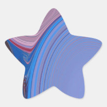 Abstract Creation Star Sticker