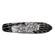 abstract cross skateboard
