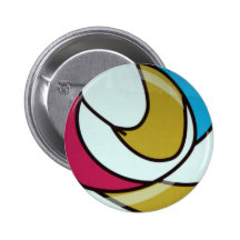 Abstract - curve pinback button
