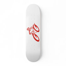 Abstract Cycler Sports Skateboard Deck