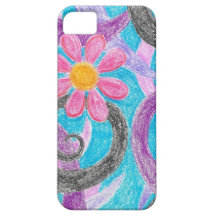 Abstract Daisy iPhone 5 Case