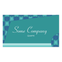 Abstract Damask (Ocean View) Business Card