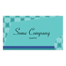 Abstract Damask (Ocean View) Business Card Templates