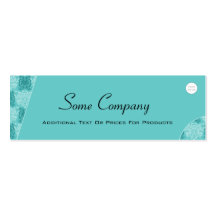 Abstract Damask (Ocean View) Business Card Template
