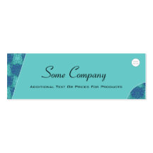 Abstract Damask (Ocean View) Business Card Template