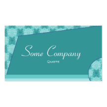 Abstract Damask (Ocean View) Business Card