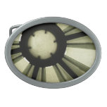 Abstract Darkness Oval Belt Buckle
