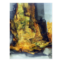 Abstract deformation post card