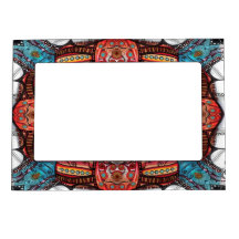 Abstract Design 9 Magnetic Photo Frames