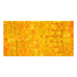 abstract design custom photo card