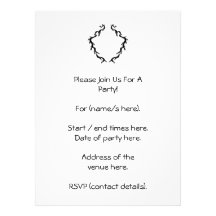 Abstract Design in Black and White. Announcements