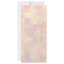 Abstract Design in Pastel Colours. Personalized Rack Card