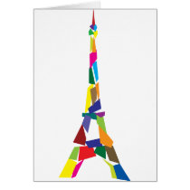 Abstract Eiffel Tower, France, Paris