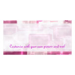 Abstract Electric Pink Box Customizable PhotoCards