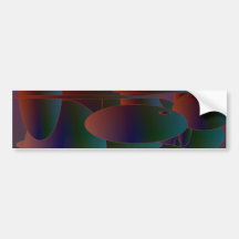 Abstract Ellipses #3 Bumper Sticker