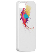 Abstract Exotic Butterfly Paint Splatters