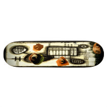Abstract Eyes Skateboard