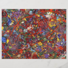 Abstract - Fabric Paint - Sanity Flyers
