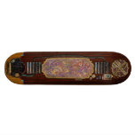 Abstract - Fabric Paint - String Theory Skate Deck