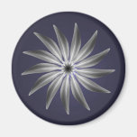 Abstract Feather Mandala Magnet