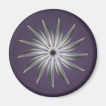 Abstract Feather Mandala Magnet
