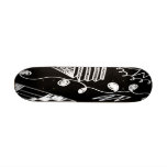 Abstract Felt Pen Drawing Skateboard Mini