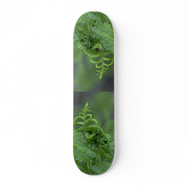 Abstract Ferns Custom Skateboard