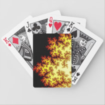 Abstract Fire playing cards