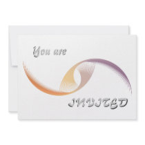 Abstract Flight Invitations