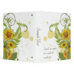 Abstract Floral Binder