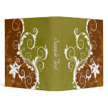 Abstract Floral Binder