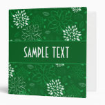 Abstract Floral Binder
