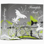Abstract Floral Binder