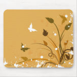 Abstract Floral Mouse Pad