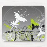 Abstract Floral Mousepad