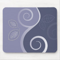 Abstract Floral Swirls Mousepad mousepads