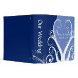 Abstract Floral Wedding Binder