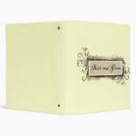 Abstract Floral Wedding Binder