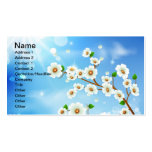 Abstract flower 1 business card template