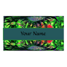 Abstract Flower Business Card Template