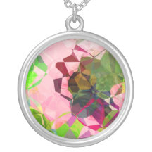 Abstract Flower Design Pendants