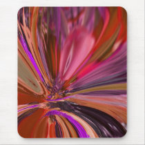 Abstract Flower Mouse Mats