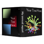 abstract folder vinyl binder